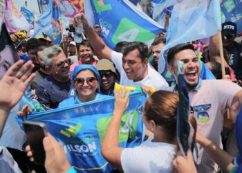 Candidato à reeleição reafirmou seus compromissos com o Amazonas. Foto: Diego Peres