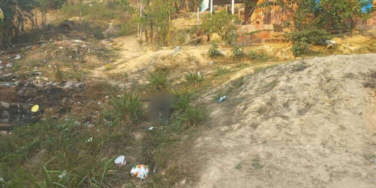 O corpo foi encontrado no final da tarde desta sexta-feira (30). Foto: Reprodução