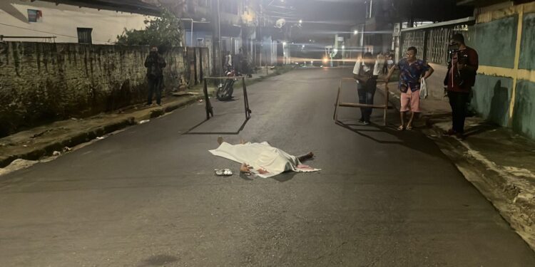 O crime ocorreu na noite desta sexta-feira, horas depois de outro homicídio. Foto: Reprodução