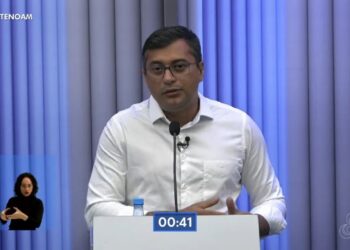 O governador e candidato à reeleição disse que instalou 31 leitos de UTI no interior. Foto: Reprodução