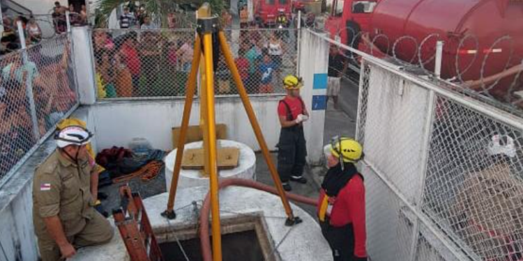 O menino caiu na tarde deste sábado (10) e teve o braço sugado. Foto: Reprodução