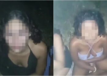 As garotas foram filmadas e depois foram mortas. Foto: Reprodução