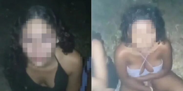 As garotas foram filmadas e depois foram mortas. Foto: Reprodução