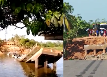 A Secretaria de Saúde enviou ambulâncias para auxiliar. Foto: Reprodução