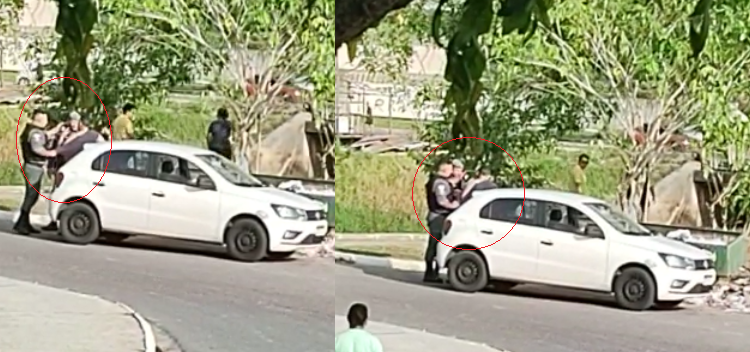 O policial teria saído preso do local. Foto: Reprodução