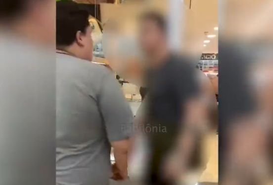 A confusão aconteceu na manhã desta terça-feira (6). Foto: Reprodução