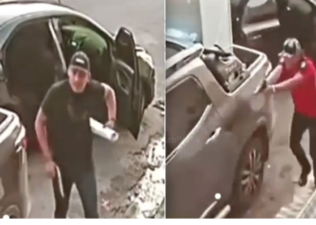 A polícia busca informações sobre os criminosos. Foto: Reprodução