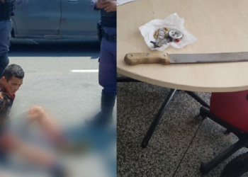 O homem foi baleado no pé. Foto: Reprodução