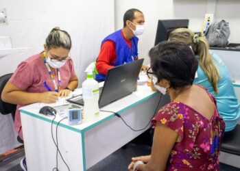 O funcionamento da base de saúde faz parte da programação do Outubro Rosa, campanha de conscientização sobre o câncer de mama. Foto: Divulgação / Semsa