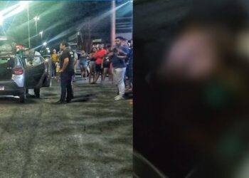 O crime ocorreu na noite deste sábado (16), no bairro Jorge Teixeira, Zona Leste. Foto: Reprodução