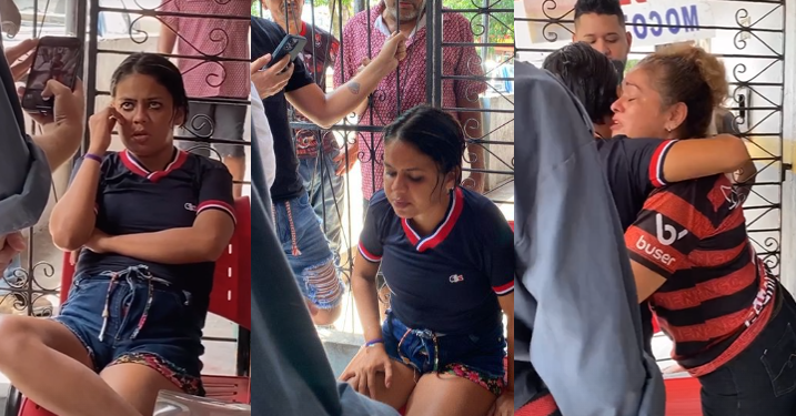 Buiú e os familiares se emocionaram na despedida. Foto: Reprodução/Instagram