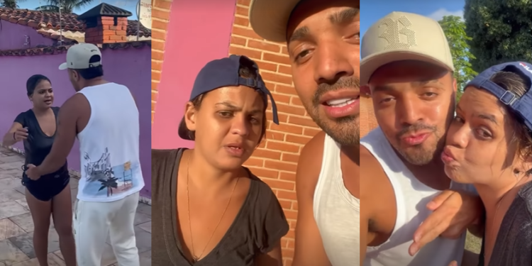 O humorista esteve na clínica onde Daniela está internada. Foto: Reprodução/Instagram