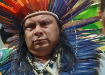 O Cacique foi baleado em frente de casa, no Tarumã, Zona Oeste de Manaus. Foto: Reprodução