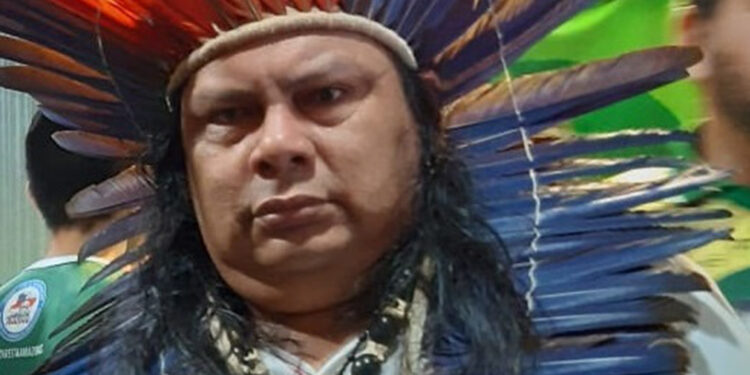 O Cacique foi baleado em frente de casa, no Tarumã, Zona Oeste de Manaus. Foto: Reprodução