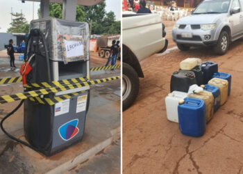O posto em Itacoatiara estaria distribuindo combustível de forma irregular. Foto: Reprodução
