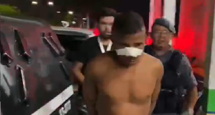 O homem foi levado ao 6º DIP, no bairro Cidade Nova, Zona Norte. Foto: Reprodução