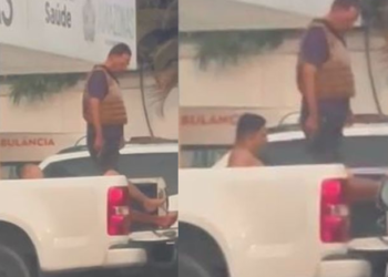 O homem foi levado ao SPA e depois encaminhado à audiência de custódia. Foto: Reprodução/Internet