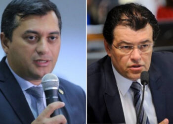 O debate foi feito na noite desta quinta-feira, mas Wilson Lima não compareceu e justificou. Foto: Reprodução/Internet