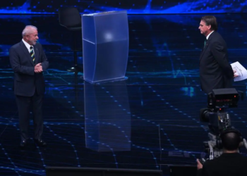 O debate aconteceu na noite deste domingo (16), na Band. Foto: Reprodução