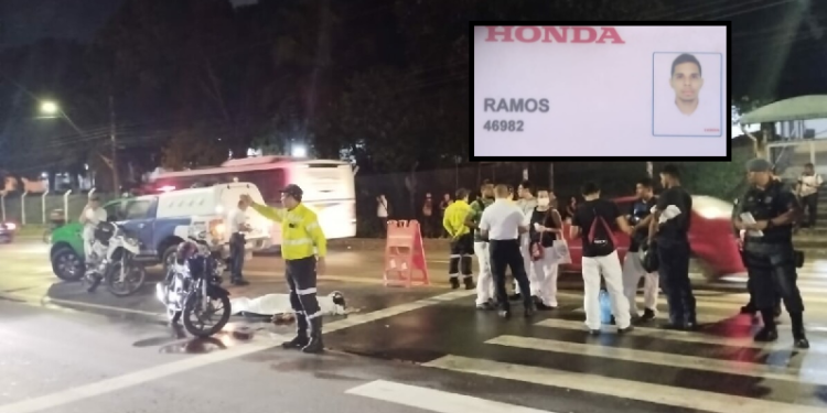 A vítima estava a caminho do trabalho e na própria motocicleta. Foto: Reprodução