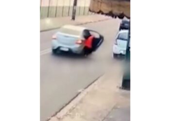 O crime foi flagrado por câmeras de segurança. Foto: Reprodução