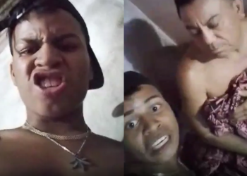 Suspeito fez uma transmissão na madrugada ao lado da vítima. Foto: Reprodução