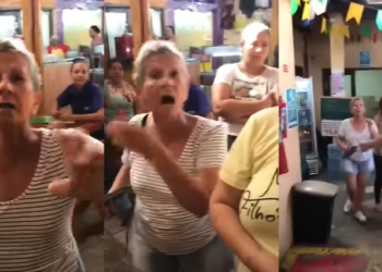 A idosa se incomodou ao ver que a jovem tinha um órgão genital masculino. Foto: Reprodução