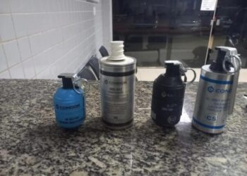 O homem disse que comprou o explosivo em Manaus. Foto: Reprodução