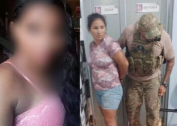 As duas foram presas e levadas para a delegacia. Foto: Reprodução