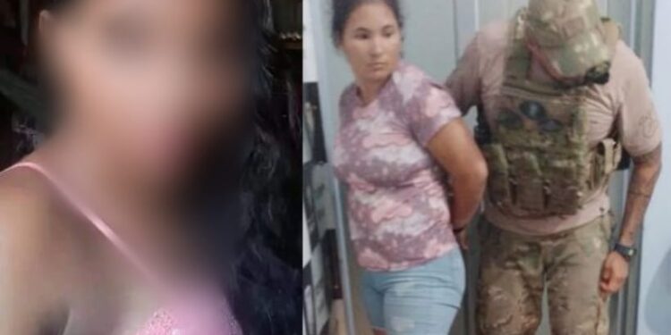 As duas foram presas e levadas para a delegacia. Foto: Reprodução