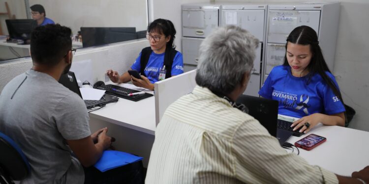 Descentralização dos trabalhos vai levar Sine para mais bairros de Manaus e municípios do interior. Foto: Lucas Silva/Secom