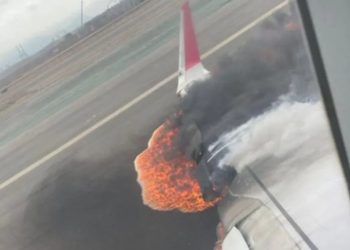 O acidente ocorreu nesta sexta-feira (18). Foto: Reprodução/Twitter