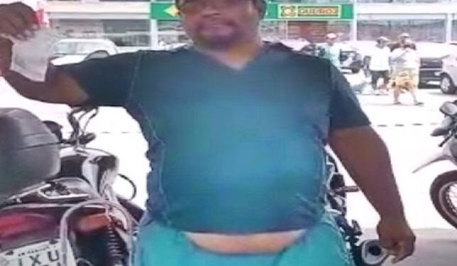 Revoltado, o homem mostrou a nota fiscal das compras que fez enquanto foi furtado. Foto: Reprodução