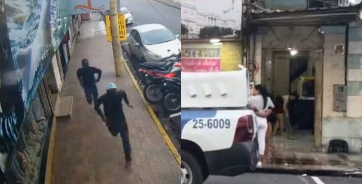 O crime ocorreu na tarde deste sábado (12) no Centro de Manaus. Foto: Reprodução