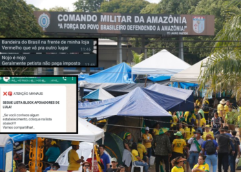 As listas já circulam por grupos de direita no WhatsApp. Foto: Reprodução