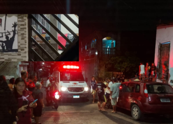 Durante o velório, os homens chegaram atirando. Foto: Reprodução