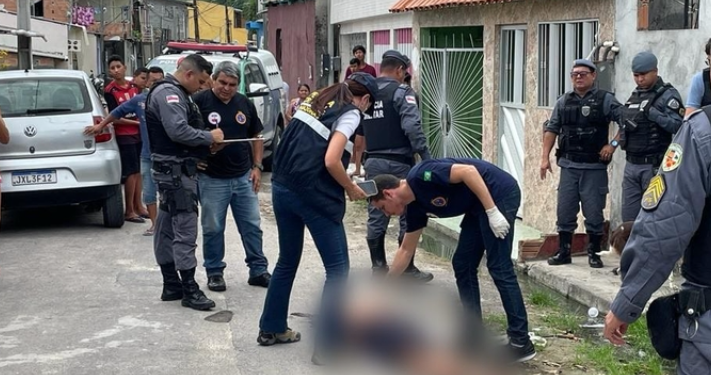 O crime ocorreu neste sábado (5) e o autor do crime fugiu. Foto: Divulgação