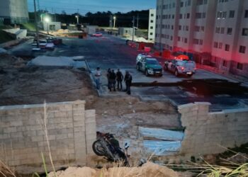 O acidente ocorreu no início desta noite. Foto: Divulgação