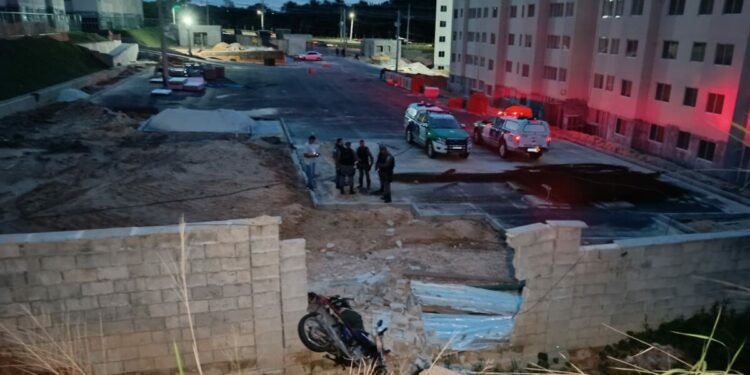 O acidente ocorreu no início desta noite. Foto: Divulgação