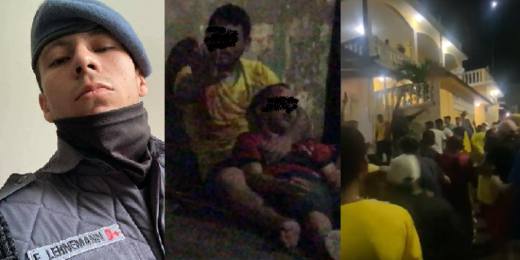 O soldado foi autuado por disparo de arma de fogo em local habitado e lesão corporal doloso. Foto: Reprodução