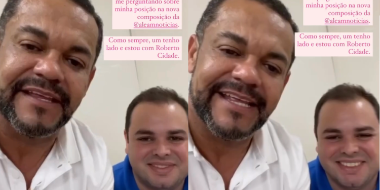 O deputado eleito postou no stories seu apoio. Foto: Reprodução/Instagram