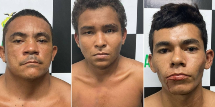 O trio foi preso ainda em flagrante e levado para o 1º DIP. Foto: Reprodução