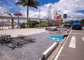 O fechamento foi realizado em outros anos, dando maior segurança para quem vai ao local acompanhar a chegada do ano novo. Foto: João Viana / Arquivo Semcom