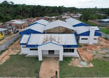 A creche está sendo construída no bairro Santa Etelvina, Zona Norte. Foto: Dhyeizo Lemos / Semcom