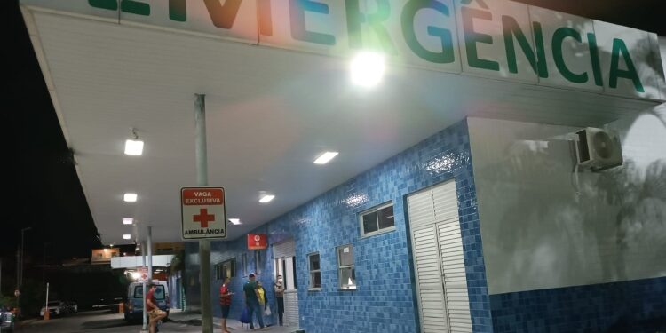 A vítima foi encaminhada para o Platão Araújo. Foto: Divulgação