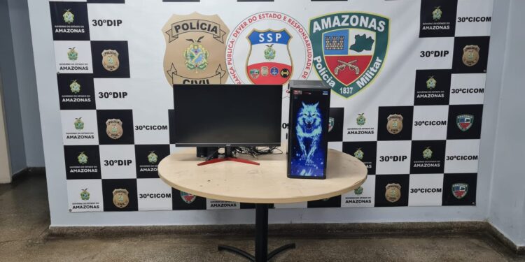 O aparelho foi furtado no dia 9 de outubro deste ano. Foto: Divulgação/PC-AM