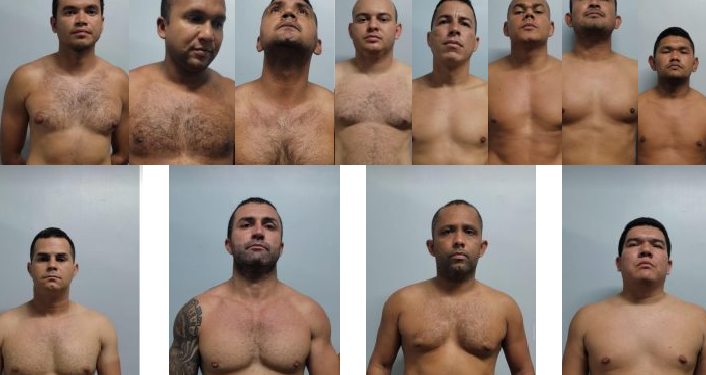 Doze policiais são investigados e continuam presos. Foto: Reprodução