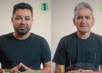 O investigador Daniel Lima e o vice Léo Punk estão no comando do Sinpol. Foto: Reprodução