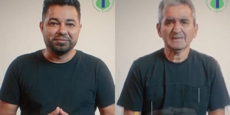 O investigador Daniel Lima e o vice Léo Punk estão no comando do Sinpol. Foto: Reprodução