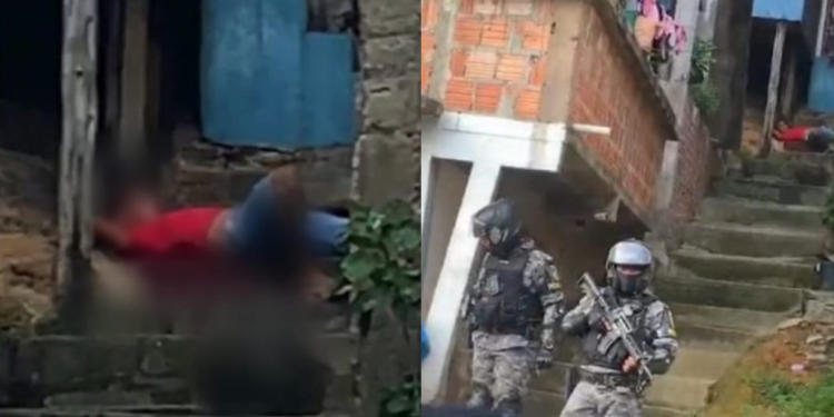 O caso aconteceu no bairro Colônia Oliveira Machado. Foto: Reprodução